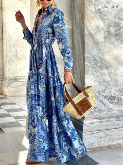 Abito lungo boho Calypso