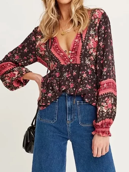 Camicetta boho Roslyn