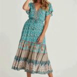 Green Long Dress