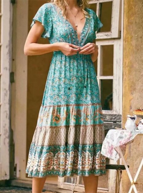 Green Long Dress (3) Green Long Dress (3)