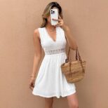 White Short Dress A (4)
