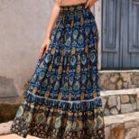 Cyan Skirt A4
