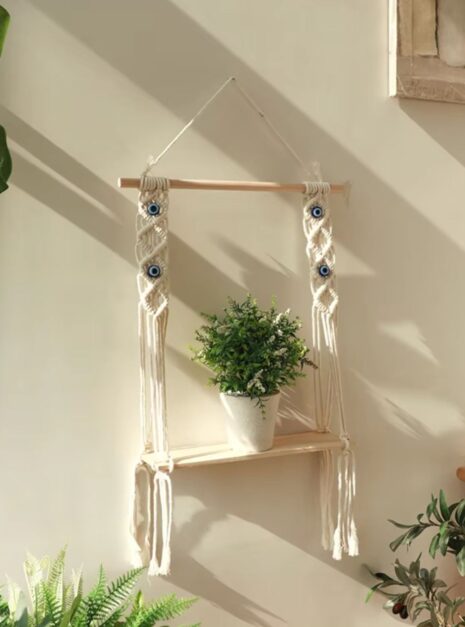 etagere murale macrame 1
