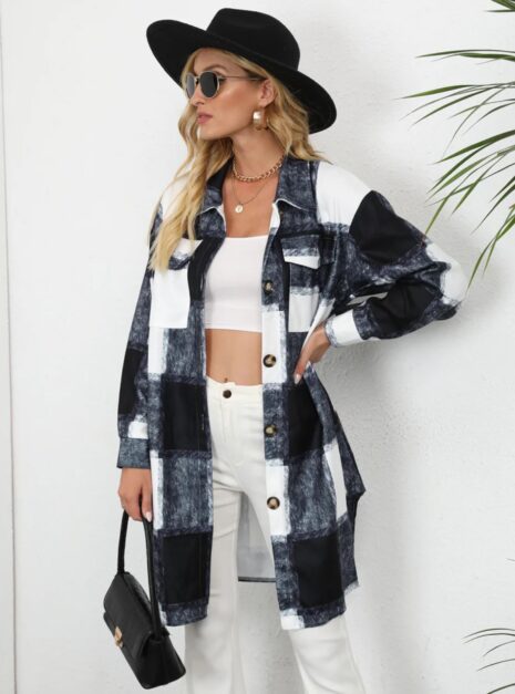 manteau carreau noir 3 manteau carreau noir 3