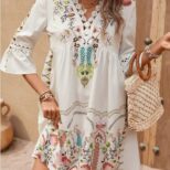 Beige Short Dress (2)