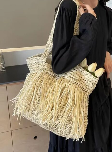 sac paille frange 4 sac paille frange 4