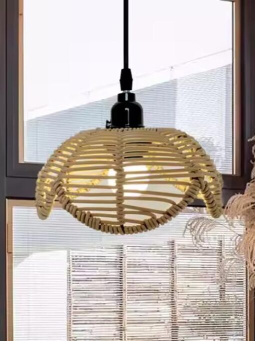 Paralume in rattan naturale D20,5 cm