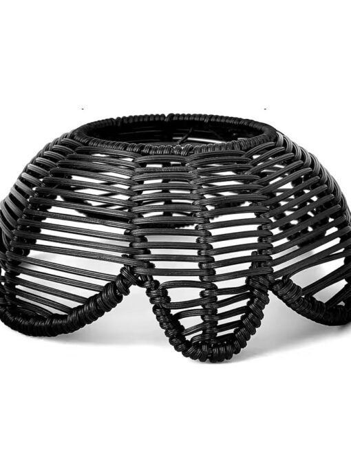 Paralume in rattan naturale NERO D20,5 cm
