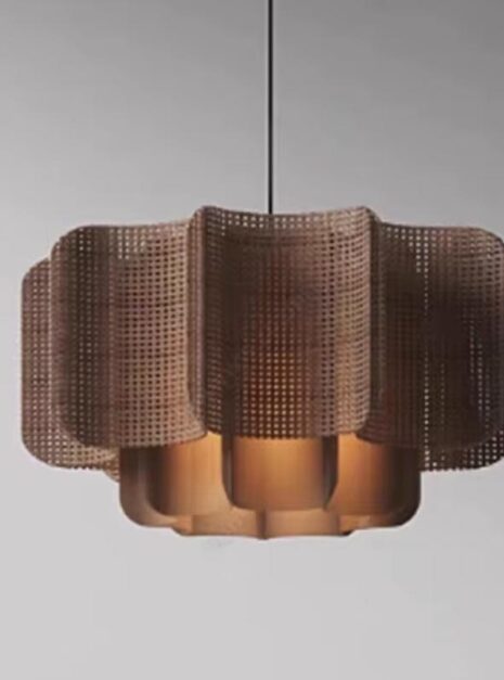 luminaire-rotin-brun