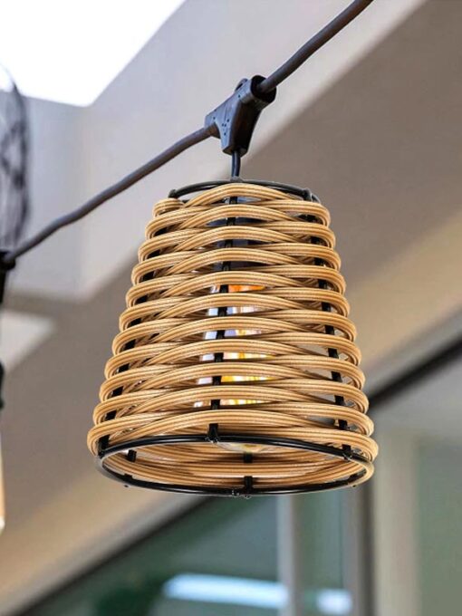 Paralume piccolo in rattan D5,5 cm