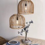 suspension rotin oiseau 5