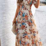 Beige Long Dress (2)