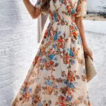 Beige Long Dress (3)