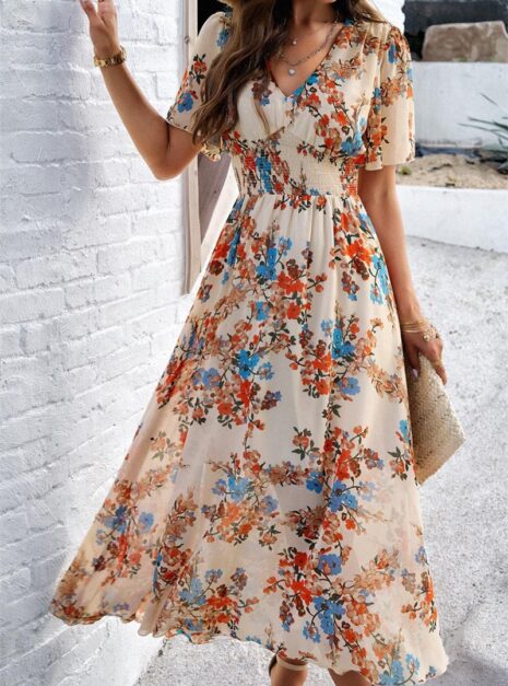Beige Long Dress (3) Beige Long Dress (3)