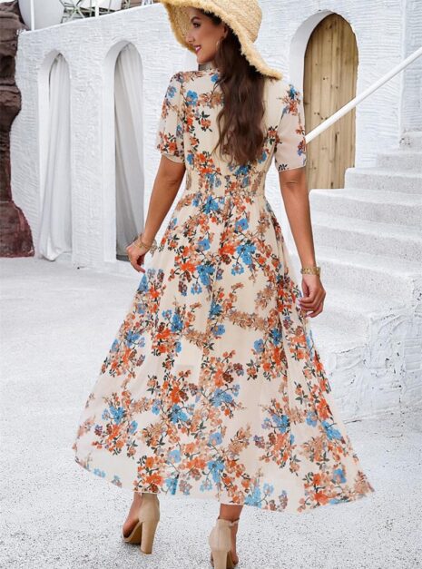 Beige Long Dress (4) Beige Long Dress (4)